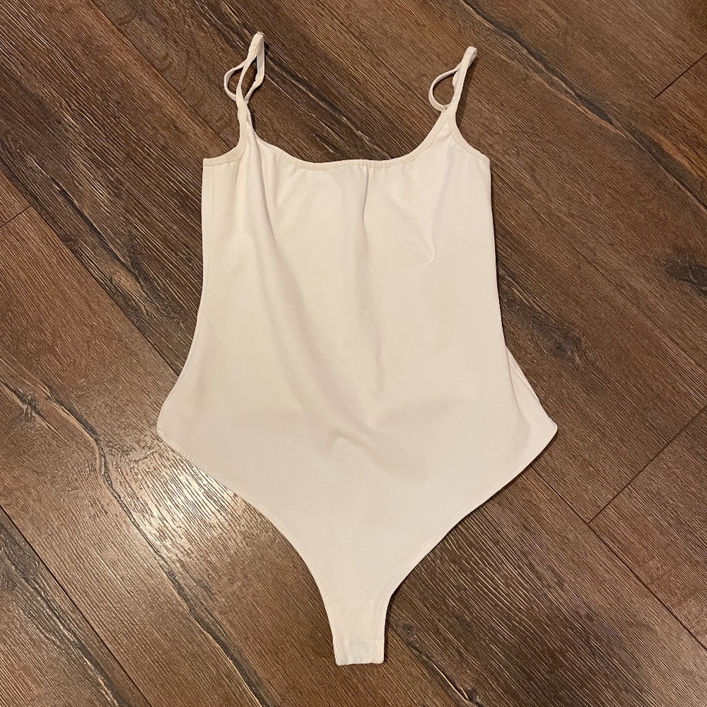 White Basque Bodysuit